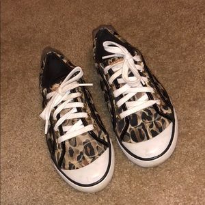 Coach Cheetah Print Barrett Sneakers